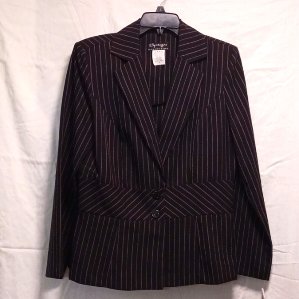 Spago collection pin striped blazer